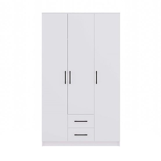 Romana 120 WHITE Wardrobe Without Mirror