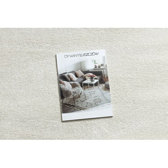 Round Carpet SOFTY Uniform, Monochrome, Cream