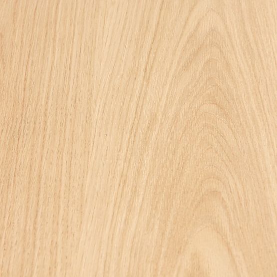 Round Coffee Table Vesby 100 cm, Natural Oak, Ash, Slats