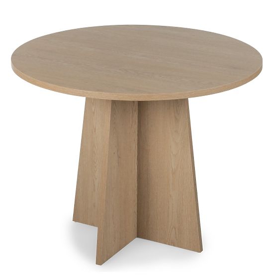 Round Dining Table Merlo 100 cm, Cremona Oak Torro