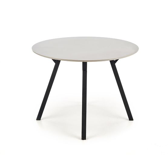 Round Table BALROG, Frame - Black, Top - Light Grey (2p=1pc)