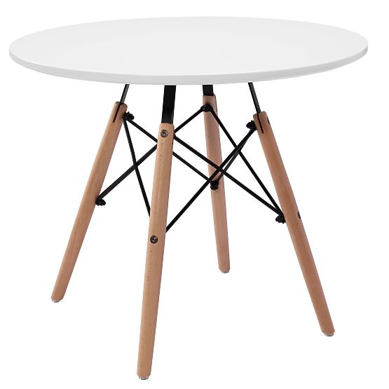 Round Table PARIS DTW 60 cm White