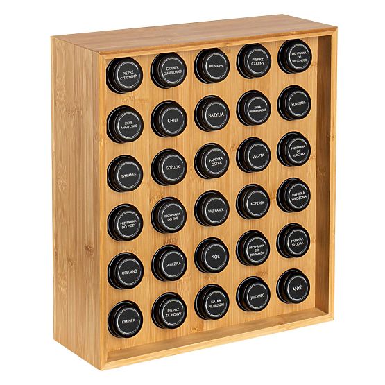 SAFRAN Natural Spice Rack