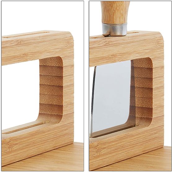 Salers Cheese and Snack Board with Cutlery