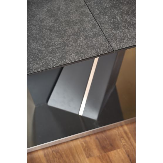 SALVADOR Extendable Table Top - Dark Ash, Legs - Dark Ash (3p=1pc)