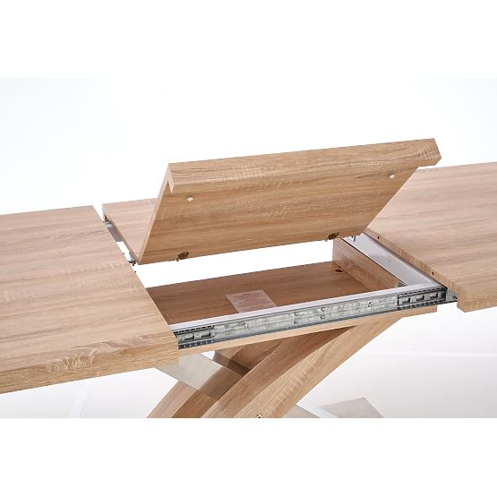 SANDOR extendable table oak sonoma (3p=1pc)
