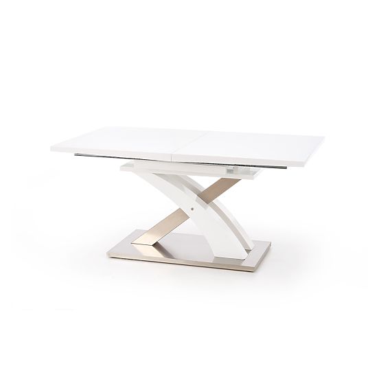SANDOR extendable table white lacquered (3p=1pc)