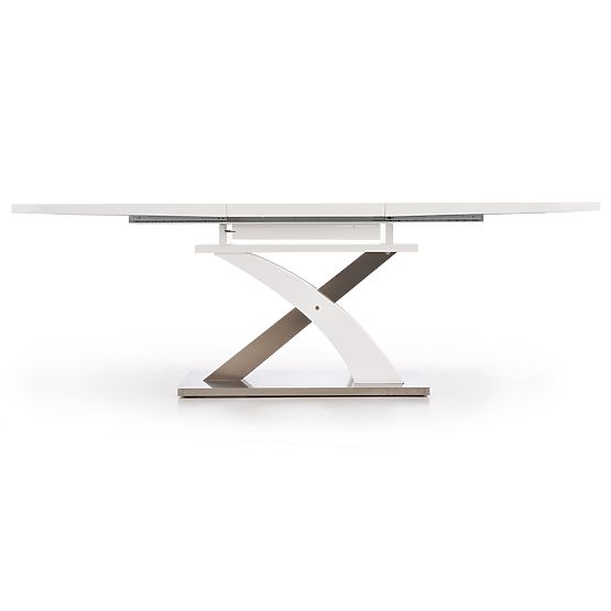 SANDOR extendable table white lacquered (3p=1pc)