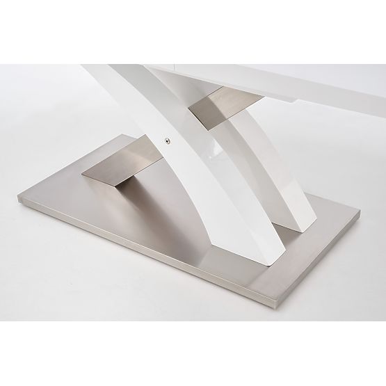 SANDOR extendable table white lacquered (3p=1pc)