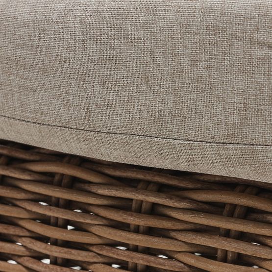 Sandy Adjustable Garden Lounger, Technorattan, Beige