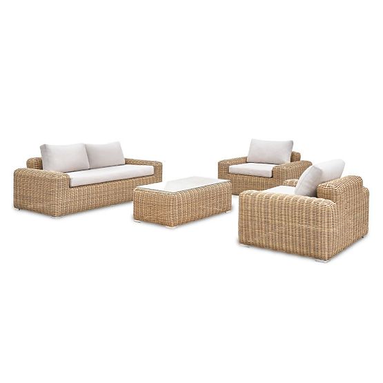 Sandy Garden Furniture Set, Technorattan, Beige
