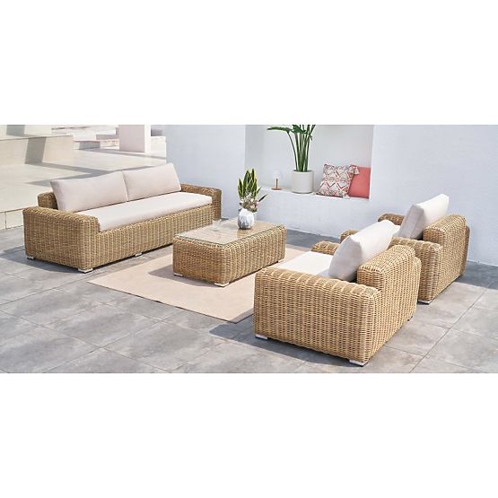 Sandy Garden Furniture Set, Technorattan, Beige