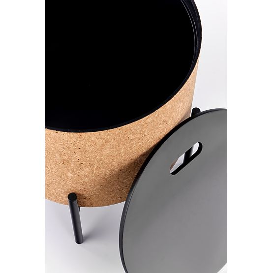 SASHA table natural/black (1p=1pc)