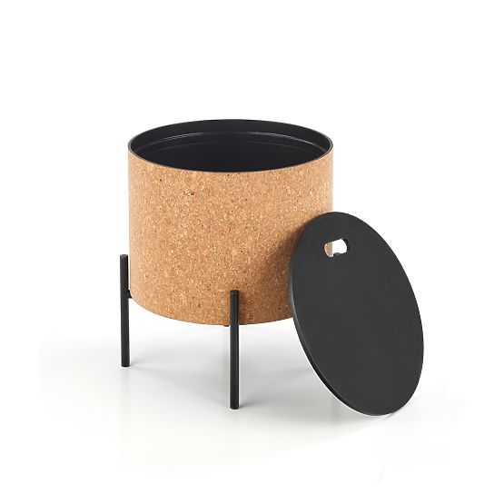 SASHA table natural/black (1p=1pc)