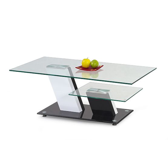 SAVANA coffee table white-black (2p=1pc)
