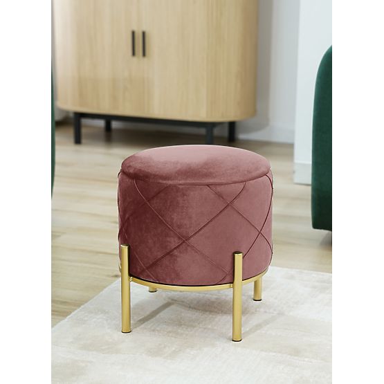 SAVANA POUF POWDER PINK