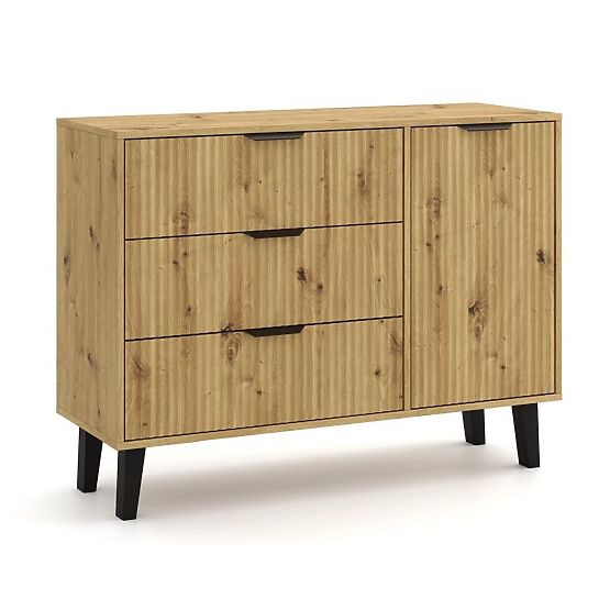 Scandi 1D3S SLIM Artisan Oak Sideboard