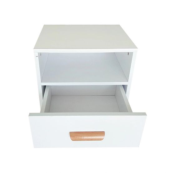 SCANDI bedside table with drawer