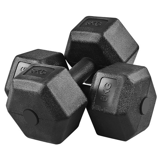 Set of 2 KRONOS Dumbbells 2x6 kg