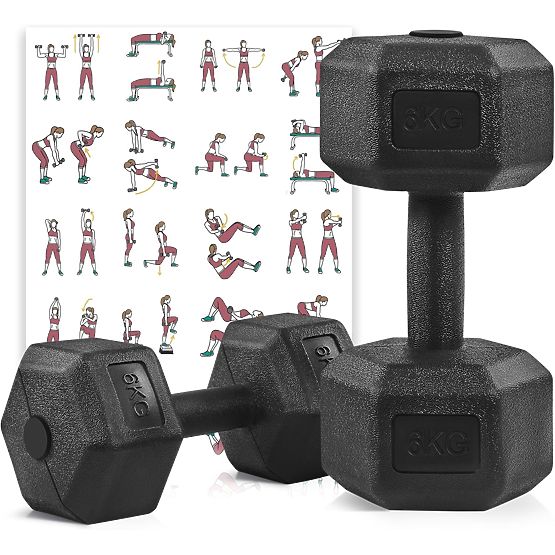 Set of 2 KRONOS Dumbbells 2x6 kg