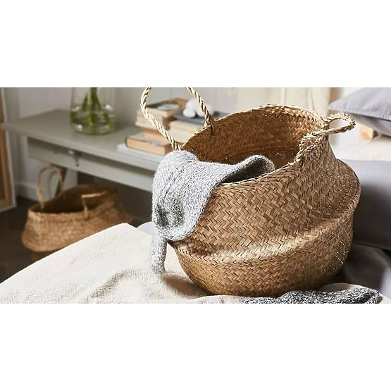 Set of 3 Natural BOHO Baskets