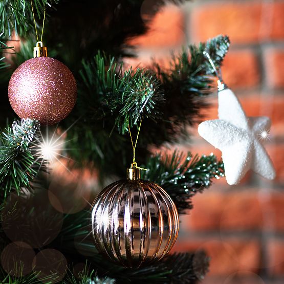 Set of 5 White Stars KL-21X21