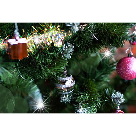 Set of Christmas Decorations Lila/Rose 208 pcs