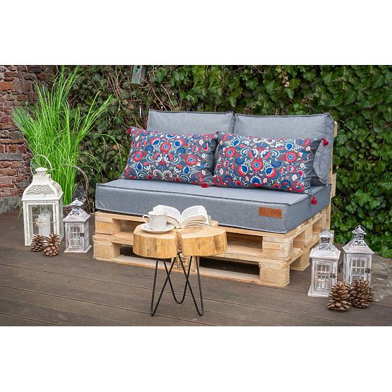 Set of cushions for pallet furniture - Light grey