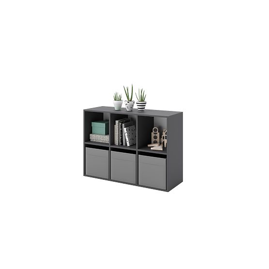 Shelf Loni 2x3 Gray 1 pc