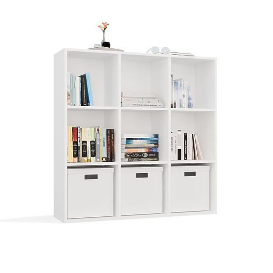 Shelf Malax 3X3 H WHITE