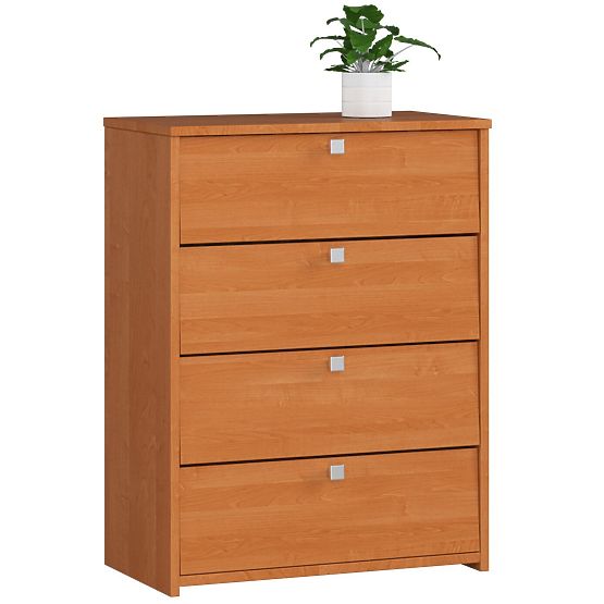 Shoe Cabinet RUBIN 4 Flip Doors 66 cm - Alder