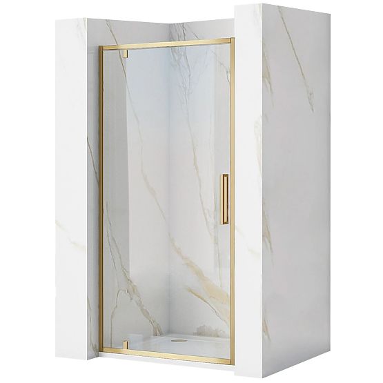 Shower Doors REA Rapid Swing 90 GOLD BRUSHED