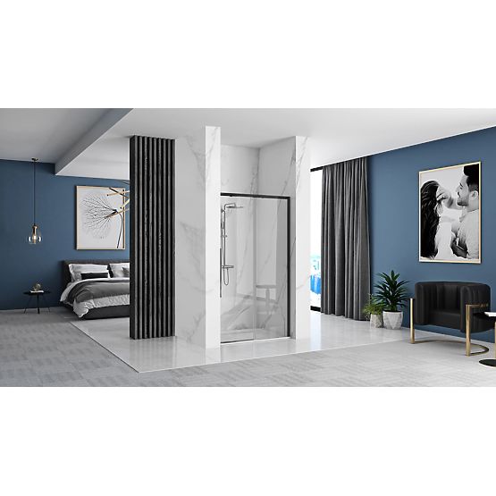 Shower Doors SOLAR BLACK MAT 140