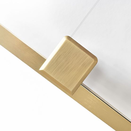 Shower Enclosure REA Montana Brushed Gold 120x80