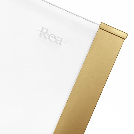 Shower Enclosure SOLAR GOLD Brushed 120x90