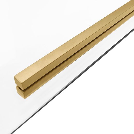 Shower Enclosure SOLAR GOLD Brushed 120x90