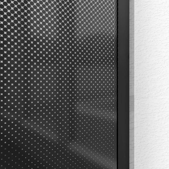 Shower Screen Rea Aero Ombre Black 110