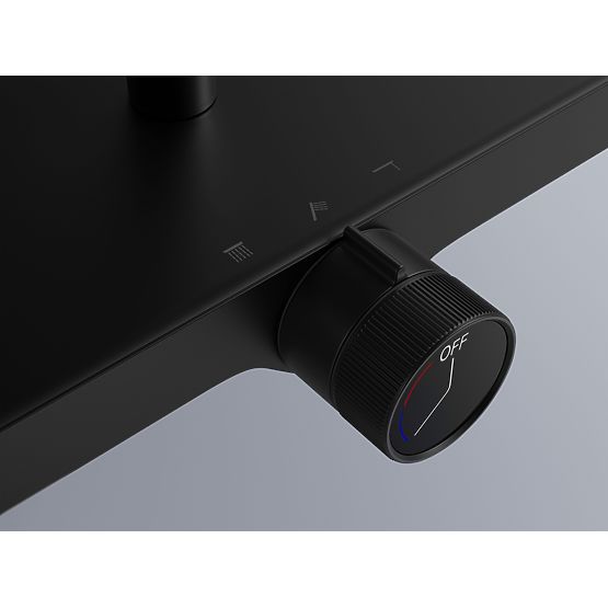 Shower Set REA Bari Black