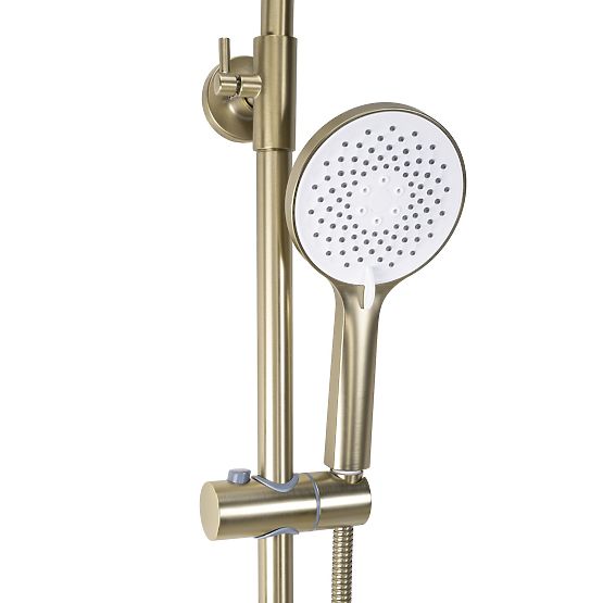 Shower Set Rea DROP Brushed Gold