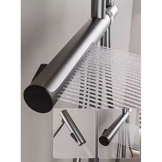 Shower Set with Thermostat REA Pedro Black