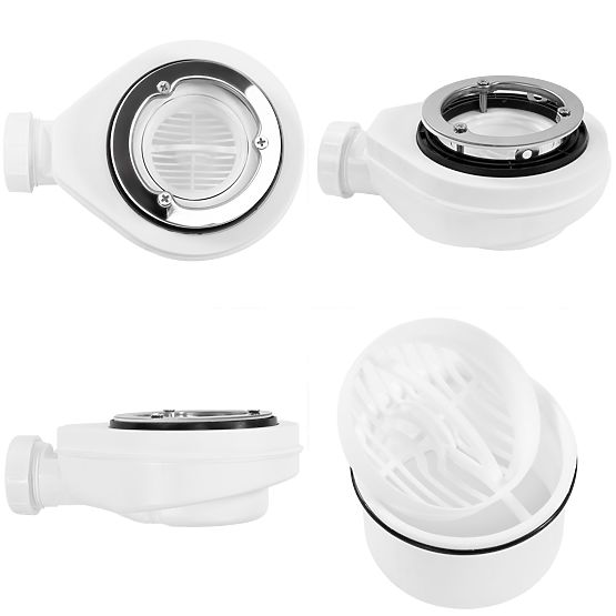 Shower Tray Bazalt Long Black 90x120