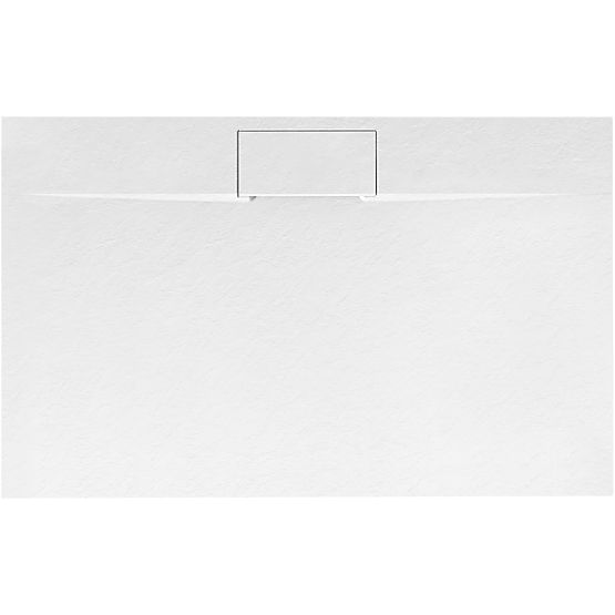 Shower Tray Bazalt Long White 80x100