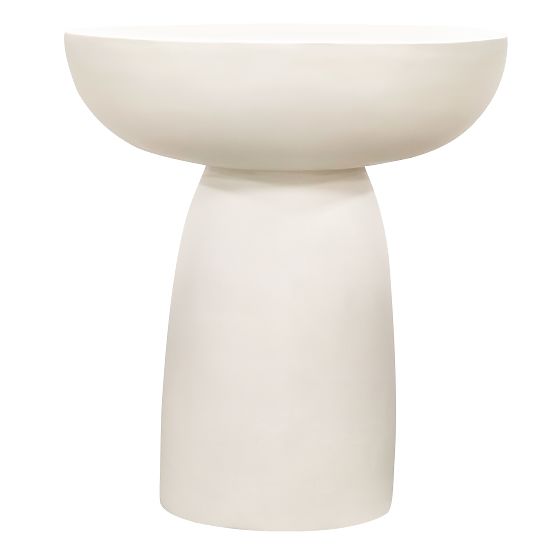 Side Table Lagoon 45 cm, Beige, Matte