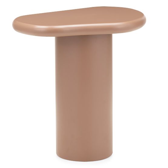 Side Table Monaco Cinnamon, Matte, Rounded Shapes