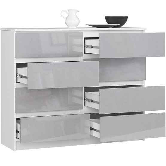 SIDEBOARD K120 8DR METALLIC GLOSS