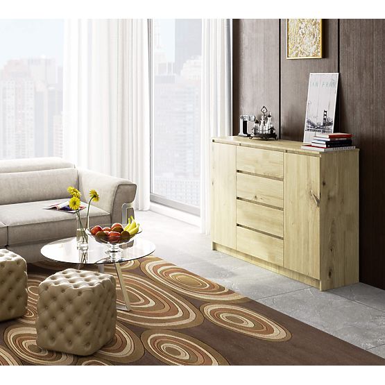 SIDEBOARD K140 2D 4DR CLP PK ARTISAN OAK