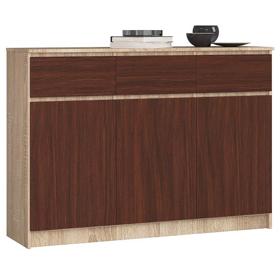 SIDEBOARD K140 3D 3DR CLP PK SONOMA / WENGE