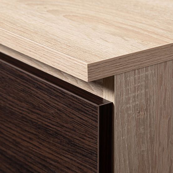 SIDEBOARD K140 6 DRAWERS CLP OAK SONOMA / WENGE