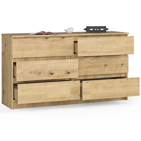 SIDEBOARD K140 6DR CLP ARTISAN OAK