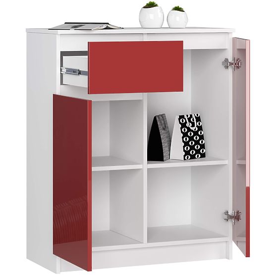 SIDEBOARD K80 2D 1SZ CLP PK RED GLOSS